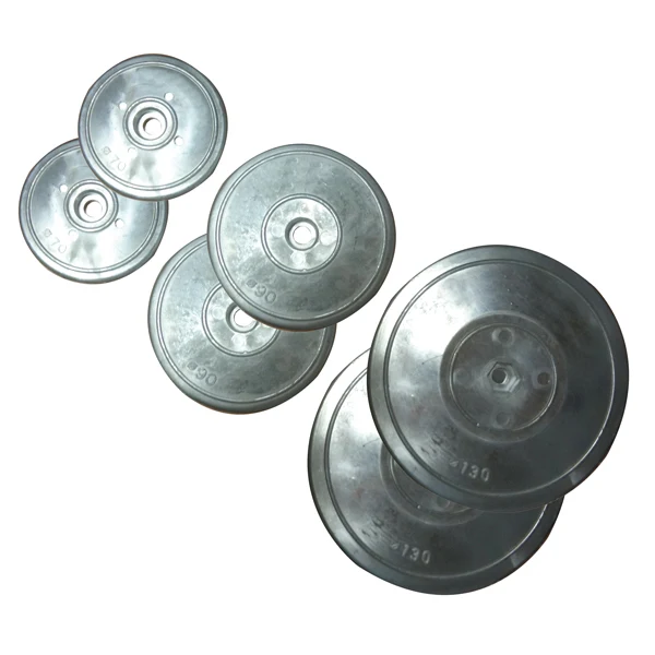 1852, Sinkplate anodesett Ø130mm 1030g