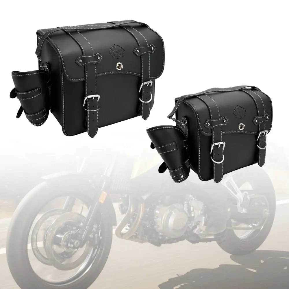 Hurtig frigjøringssiden Saddlebag Tool Bag bagasjeposen Oppbevaring Tykne motor m