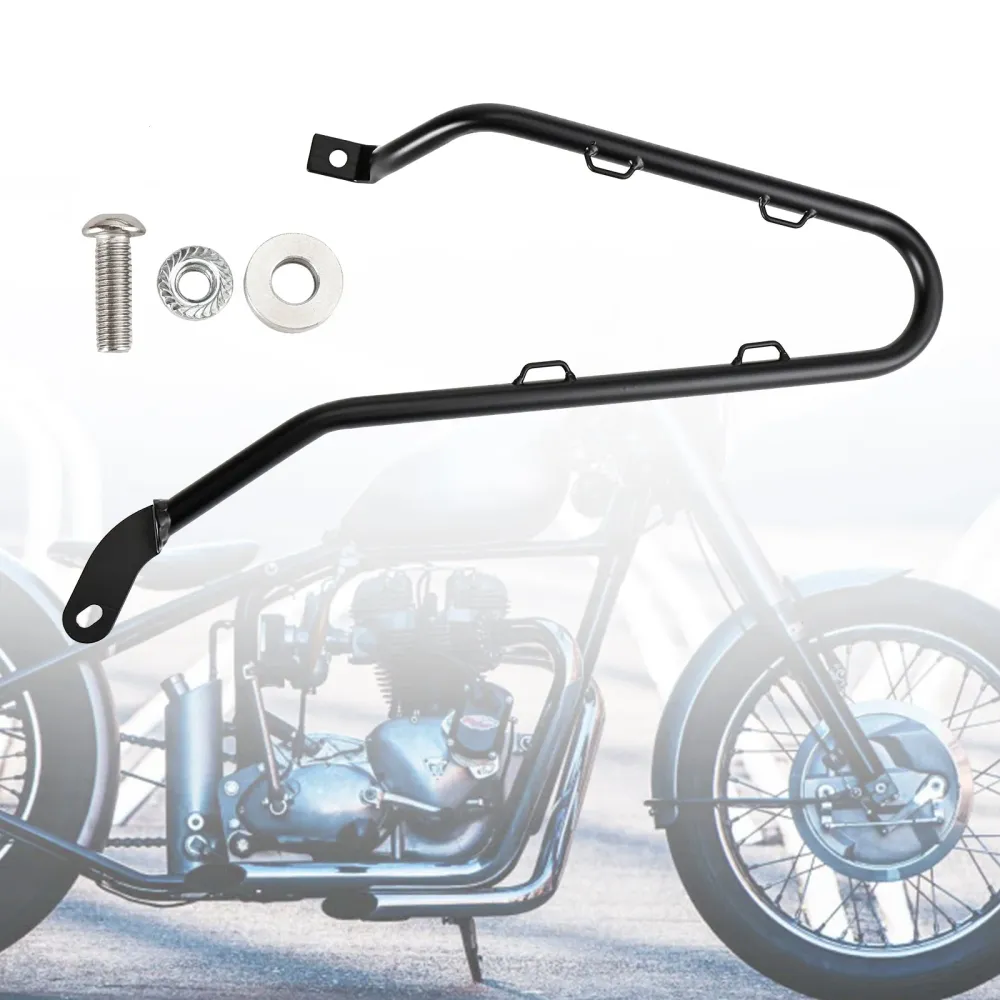 Triumph Bobber 2017-2023 Sidesadelpose Montering Bracket Black til venstre