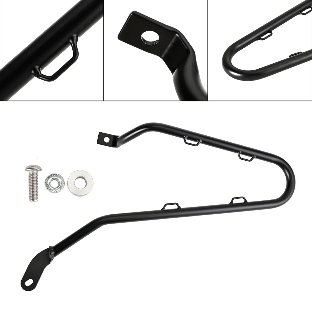 Triumph Bobber 2017-2023 Sidesadelpose Montering Bracket Black til venstre