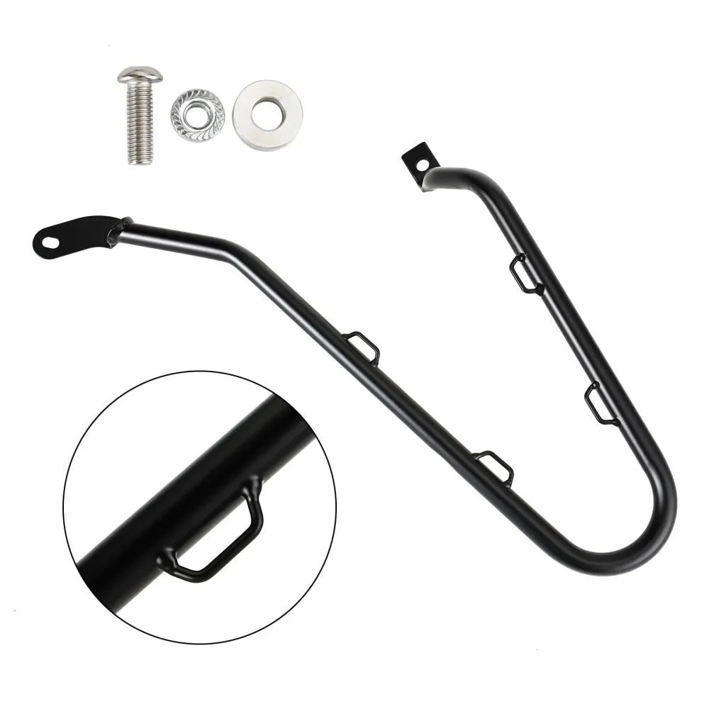 Triumph Bobber 2017-2023 Sidesadelpose Montering Bracket Black til venstre