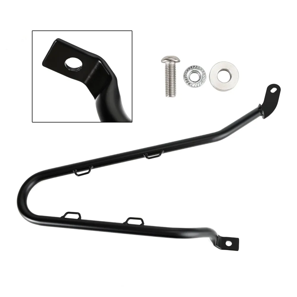 Triumph Bobber 2017-2023 Sidesadelpose Montering Bracket Black til venstre