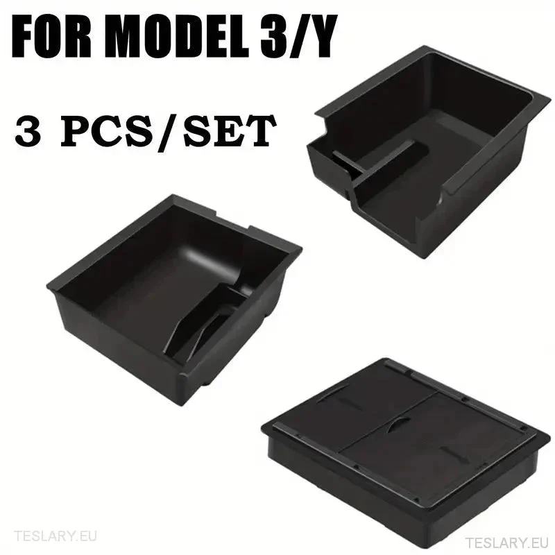 Tesla 3/Y Accessories 3 Piec Center Console Organizer Package