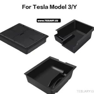 Tesla Model 3/Y Accessories 4 Piec Kit Center Console Organizer + Camera Privacy Cover
