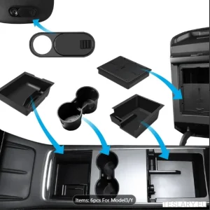 Tesla Model 3/Y Accessories 6 Piec Organizer Package 6-1 Kit