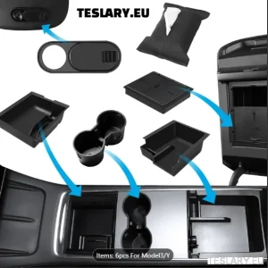 Tesla Model 3/Y Accessories 6 Piec Organizer Package 6-1 Kit
