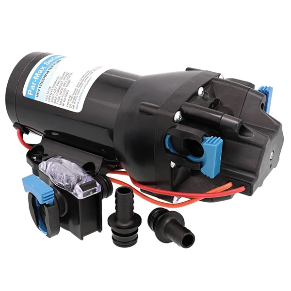 Jabsco Par-Max HD4 trykkvannspumpe – 12 V, 15 l/min, 1,7 bar, Q401J-112S-3A