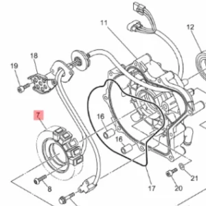 Yamaha 6ET-81410-02 Stator 1.9L 2024+
