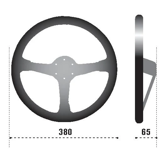 Sparco Steering Wheel 368 Suede Black
