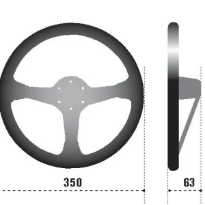 Sparco Steering Wheel L777 Suede Black