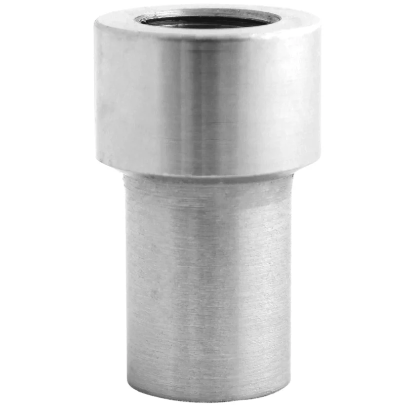 QA1 Tube Adapter - 3/4in OD - Smooth - Left Hand - 3/8-24 Thread .065 Wall - Alloy