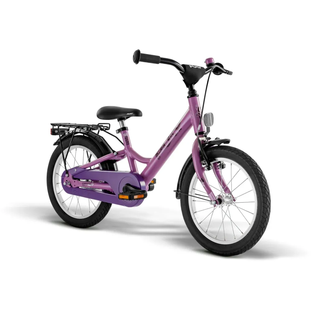 PUKY Youke 16" i Perky Purple – barnevennlig sykkel