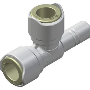 Hval, Bx1521B T-stykke 15 mm, 6 bar varmt vann - 12 bar kaldt vann