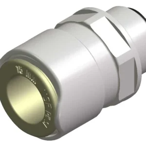Whale, Adapter 1/2" BSP hann 15mm, WX1515B - 100 stk.