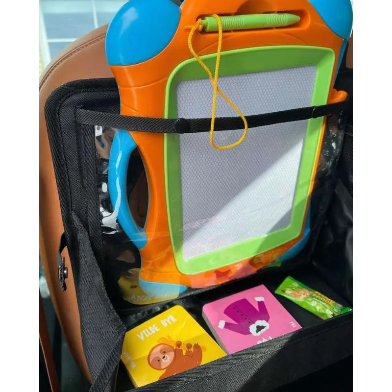 Kid'oh Organizer til bilsete - m. bakke og tabletholder