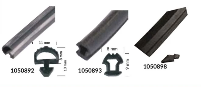 Gebo, Tetningslist Flushline Skylight Luger, 123456 - pr. meter