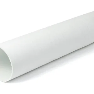 Max Power, Glassfiberrør Ø185 x 750mm, Hvit