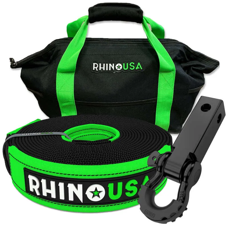 Rhino USA 20Ft Tow Strap/Hitch Combo