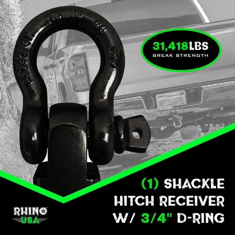 Rhino USA 20Ft Tow Strap/Hitch Combo
