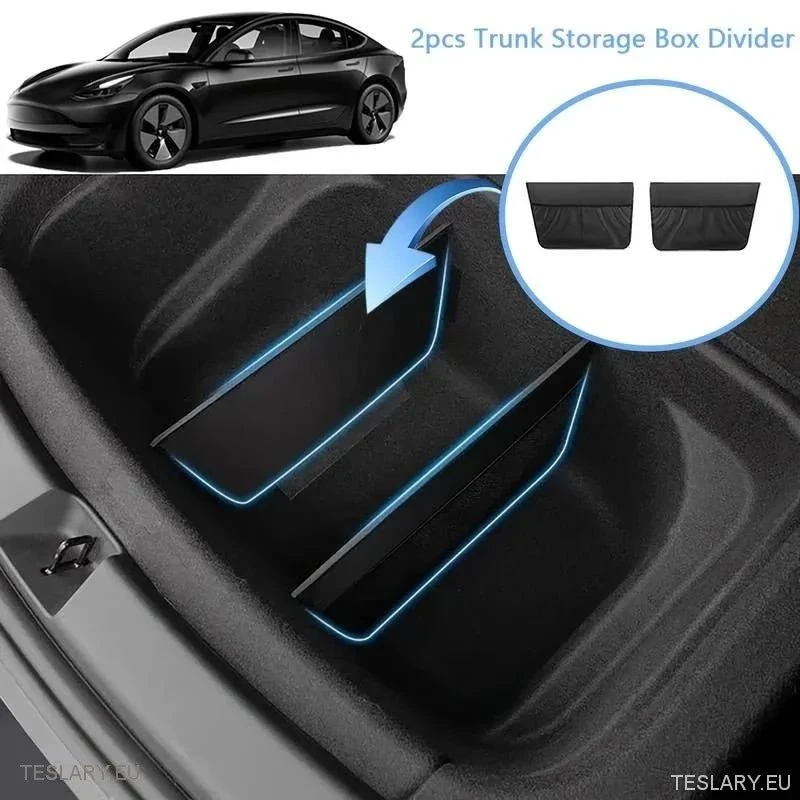 Tesla Model y Trunk Organizer (Dividers)