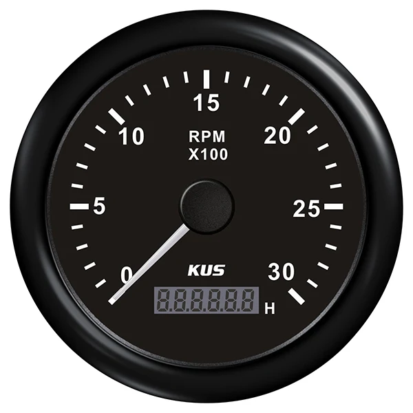 Kus, Turteller Diesel, 0-3000, Sort, 12/24V, IP67