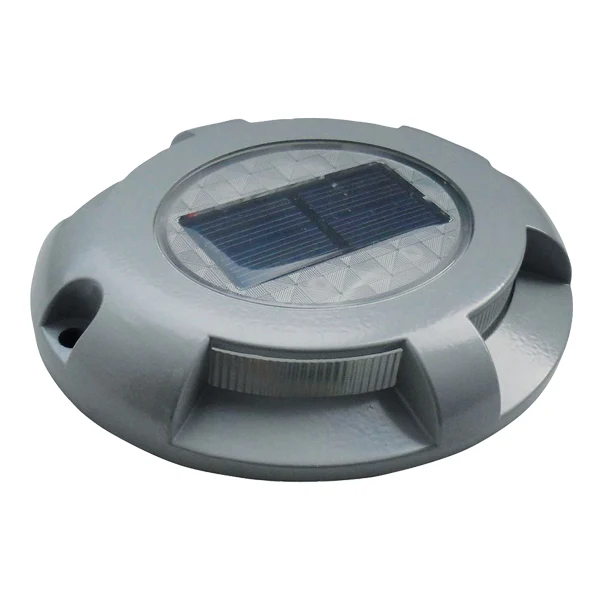 Dock Edge, brolys LED med solcelle, 4-5 lumen, Ø 12,7 cm, 2,0 cm høyde