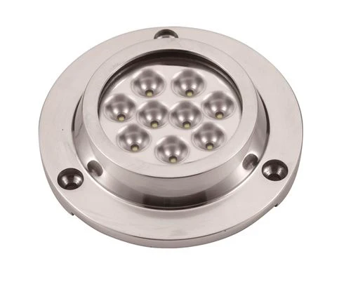 Undervannslys HP LED Blå, 9 x 3W, 1,5 mtr. kabel, Ø 94,0 mm, 21,0 mm