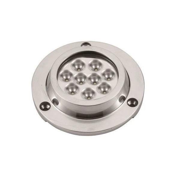 Undervannsbelysning utenpåliggende 21,6 W 10 30 V 9 LED blå