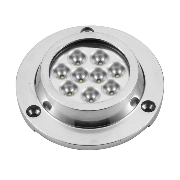 Undervannsbelysning utenpåliggende 21,6 W 10 30 V 9 LED hvit