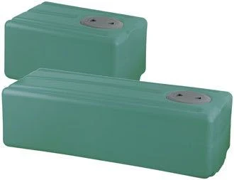 Vanntank med inspeksjonslokk, 32 ltr, 390 mm x 200 mm x 450 mm