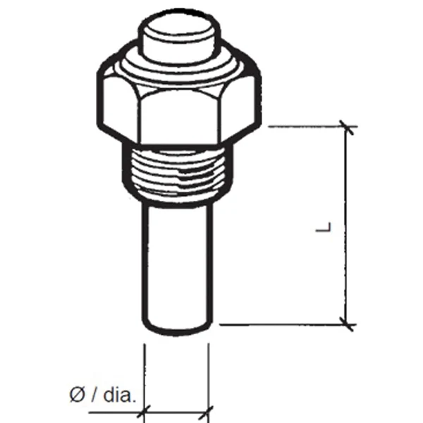 VDO sensor oljetemp. 6-24v, m18x1,5
