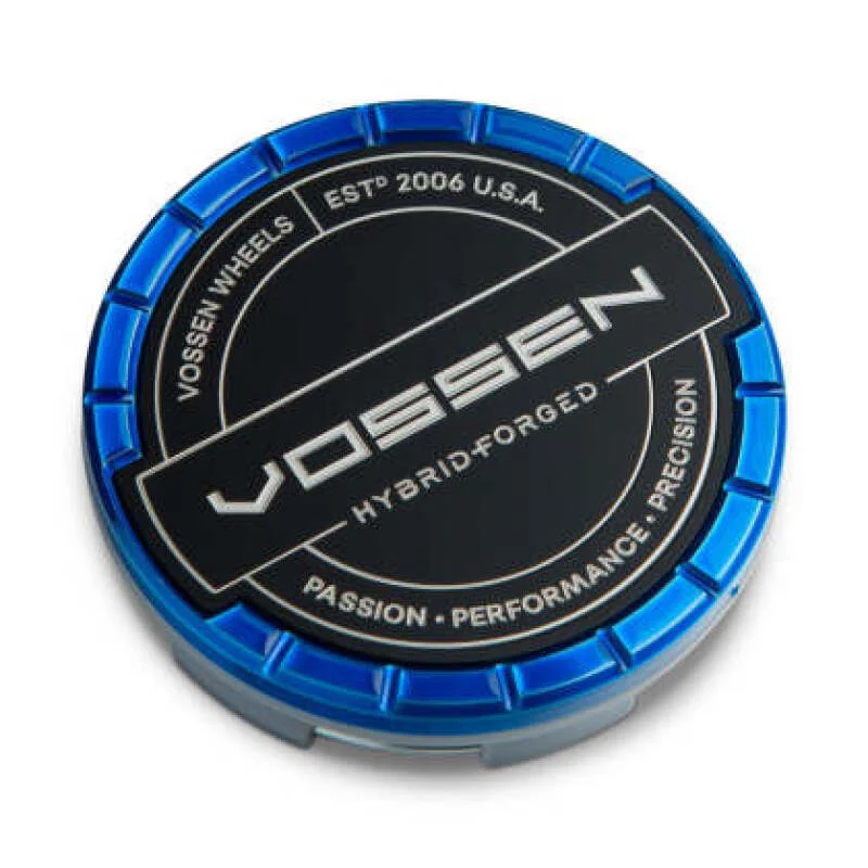 Vossen Billet Sport Cap 1.0 - Large - Hybrid Forged - Transparent Blue