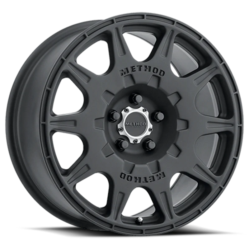Method MR502 RALLY 17x8 +38mm Offset 5x4.5 67.1mm CB Matte Black Wheel