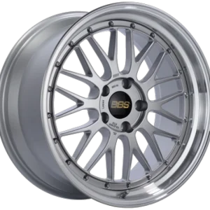 BBS LM 20x9.5 5x112 ET8 Diamond Silver Wheel 67mm PFS/Clip Required