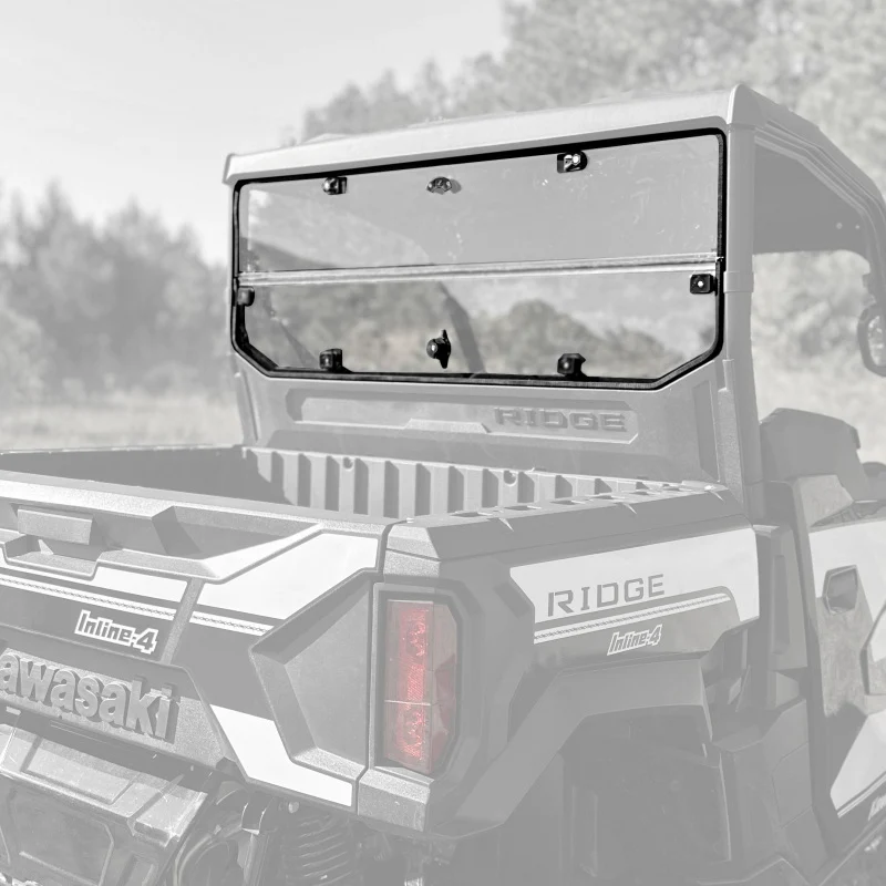 Seizmik 24+ Kawasaki Ridge Rach Rear Folding Windshield- UV